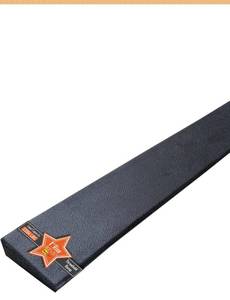 lot 5690 image: 1 Rise Rubber Threshold Ramp - 2204 LBS Capacity, Non-Slip, Cuttable & Adjustable - Handicap Ramp for Wheelchair Scooter Stroller - Driveway Curb Ramps for Doorways 1 Rise (39.3x3.2)