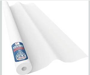 lot 5705 image: Made in USA White Kraft Paper Wide Jumbo Roll 48 x 1200 (100ft) Ideal for Gift Wrapping, Art &Craft, Postal, Packing Shipping, Floor Protection, Dunnage, Table Runner, 100% Recyclable Material