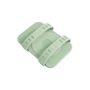 lot 5771 image: Easy Dock Lab Magnetic Storage Binding Board for Portable USB DAC Amps, Silicone Straps with Adjustable Tightness, Suitable for Power Banks, Portable Hard Drives & More (Grass Green)
