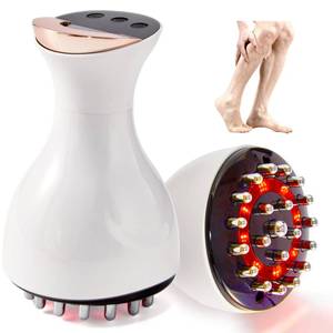 lot 5790 image: Kitusi Leg Massager for Circulation and Pain Relief, Lymphatic Drainage & Varicose Veins Support - Calf, Foot & Knee Massager with SoothingPulse, Heat, Light & Vibration - White