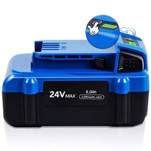 lot 5793 image: Upgrade CaliHutt 24V 5.0Ah High Capacity Replace Battery for Kobalt 24V Battery Max KB624-03 KB524-03 KB424-03 KB224-03 Lithium Ion Cordless Tools BatteryCant FIT Snow Joe &ampSun Joe &ampChain Saw