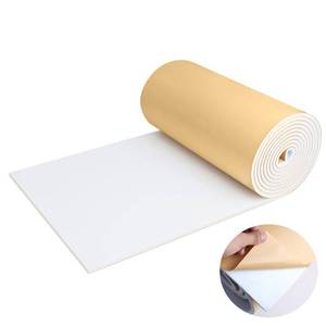 lot 5833 image: Neoprene Foam Rubber Sheet - 12 x 118 x 14 Inch Adhesive Insulation Soundproof Foam Padding