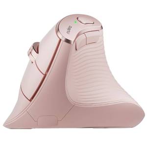 lot 5874 image: Nulea M510 Vertical Mouse Wireless, Ergonomic Mouse for Comfy Tracking, 3 Adjustable DPI (800-1200-1600), 2.4G Wireless Vertical Mouse with 6 Buttons, Compatible with Windows, Mac OS, Laptop, PC,Pink