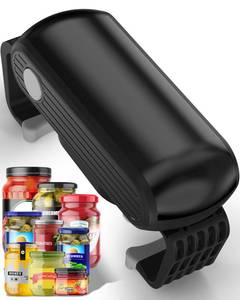 lot 5880 image: Electric Jar Opener One-Touch High Torque, Hands-Free Jar Opener for Weak Hands & Seniors, Battery Operated Jar Opener Kitchen Tool, Fits Most Jar Sizes, GreyBlack