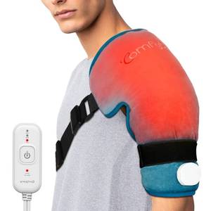 lot 5942 image: Comfytemp Shoulder Heating Pads for Rotator Cuff, Heated Shoulder Brace for Shoulder Heat Wrap, Birthday Vlentines Day Gifts for Mom Women Wife, 3 Heat Set&2H Auto Off Wearable Heated Pad