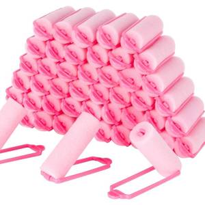 lot 5964 image: MAQIHAN 40PCS Foam Hair Rollers - 0.98 Inch Sponge Rollers for Heatless Hair Curler for ShortLong Hair Sleep rolos para cabello Small Sponge Curlers Soft Sleeping Thin Curl Overnight rulos