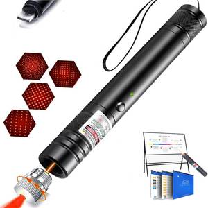lot 5985 image: XCGKUND Red Laser Pointer, High Power Laser Pointer, Suitable for TvLEDLCD Screen Demonstrations, Outdoor Exploration, and Construction Projects, with USB Charging Option
