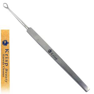 lot 5987 image: Ear Wax Removal Tool - Earwax Cleaner Tool Set Ear Wax Picker Loop Ear Cleaner Curette Q Tip Pick Metal Cleaning Reusable Ear Wax Kit Cleaner Remover Medical Grade Stainless Steel By Krisp Beauty