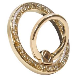 lot 5992 image: MENTINS Magnetic Phone Ring for MagSafe Grip Super Magnet Gold Twinkle Design Ring Holder Stand, magsafe pop Socket, Mag Safe Accessory for iPhone 16151413 Pro Max Plus, Gold