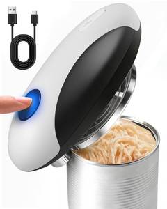 lot 7014 image: Rechargeable Electric Can Opener, One Touch Safety Automatic Can Opener - Easy Smooth Edge Hands Free, Ideal for Seniors People with Weak Hands & Arthritis