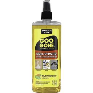lot 7025 image: Goo Gone Pro-Power Adhesive  Grease & Tar Remover Spray  Orange Citrus Scent  16 oz