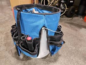 lot 22055 image: Uline Bucket Tool Organizer with Milwaukee 38 Drill