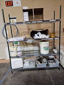 lot 22059 image: 4-Tier Metro Commercial Wire Shelving Unit