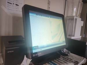 lot 22062 image: Logic Controls POS Touch Screen Display Monitor