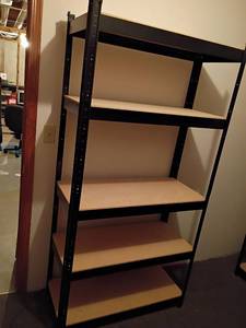lot 307 image: Small Gorilla Shelves.   72 x 36 x 16.   Located in Basement