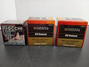lot 327 image: Federal Premium and Fiocchi Ammo