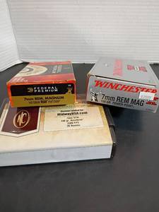lot 332 image: Winchester, Nosler Custom and Federal Premium Ammo   Winchester was only one opened, the other two are sealed boxes