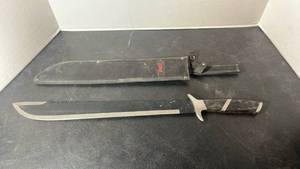 lot 1003 image: Machete with MTech sheath