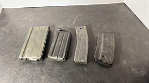 lot 1006 image: Ruger Mini 14 and other gun magazines