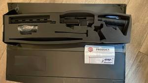 lot 1010 image: Advanced Technology International Ruger 1022 AR-22 stock system with 8-sided forend