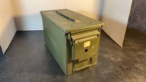 lot 1013 image: Metal ammo can