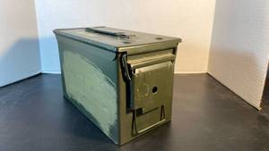 lot 1017 image: Metal ammo can