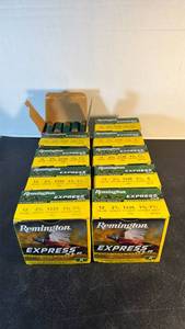 lot 1030 image: Remington Express 12 ga ammunition 10 boxes (all full)