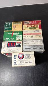 lot 1048 image: Assorted 12 ga ammunition 7 full boxes