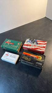 lot 1054 image: Hornady and other rifle ammunition 4 full boxes