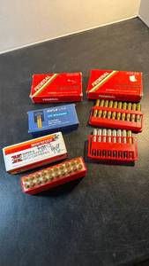 lot 1055 image: Assorted rifle ammunition 4 full boxes