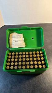 lot 1057 image: FNM 7.65 ammunition in case