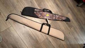 lot 1091 image: Plano and other soft long gun cases (2)