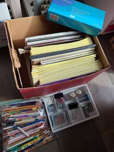 lot 1226 image: Legal pads, pencils, envelopes.