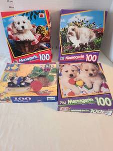 lot 1278 image: Jigsaw puzzles, 100 pieces each