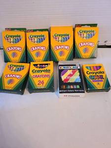 lot 1325 image: Crayons and chalk.
