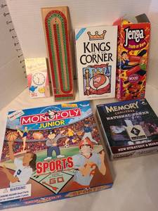 lot 1350 image: Monopoly Junior Sports and other games