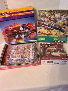 lot 1358 image: Jigsaw puzzles.