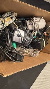 lot 1504 image: Bulk Computer Mice and Cables Lot