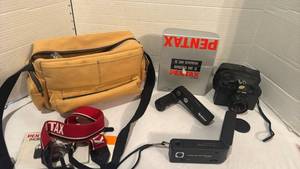 lot 1554 image: Pentax Camera Accessories Kodak and other camera