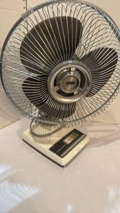 lot 1560 image: Dayton 12-inch Oscillating Electric Fan