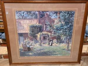 lot 1577 image: Framed wall decor, 35x41