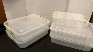 lot 1617 image: 5 Sterilite storage bins