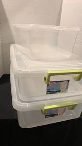 lot 1629 image: 3 Storage bins