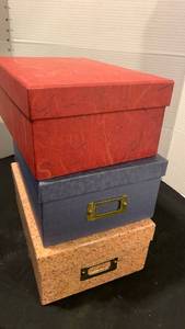 lot 1668 image: Photo boxes