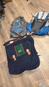 lot 1729 image: Backpacks and Garment Bag