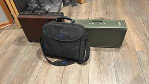 lot 1736 image: Briefcase, Dell Computer Bag and Instrument Case