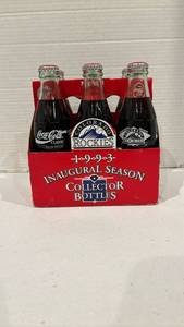 lot 1765 image: 1993 Colorado Rockies Inaugural Season Coca-Cola 6-Pack