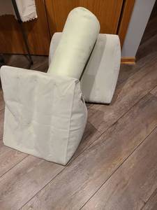 lot 1813 image: 8x20 bolster pillow and 2 inflatable lounging rests
