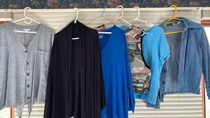 lot 2101 image: Womens Tops, Vest and Cardigan L XL