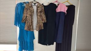 lot 2118 image: Dresses and Jacket 16 18 XL